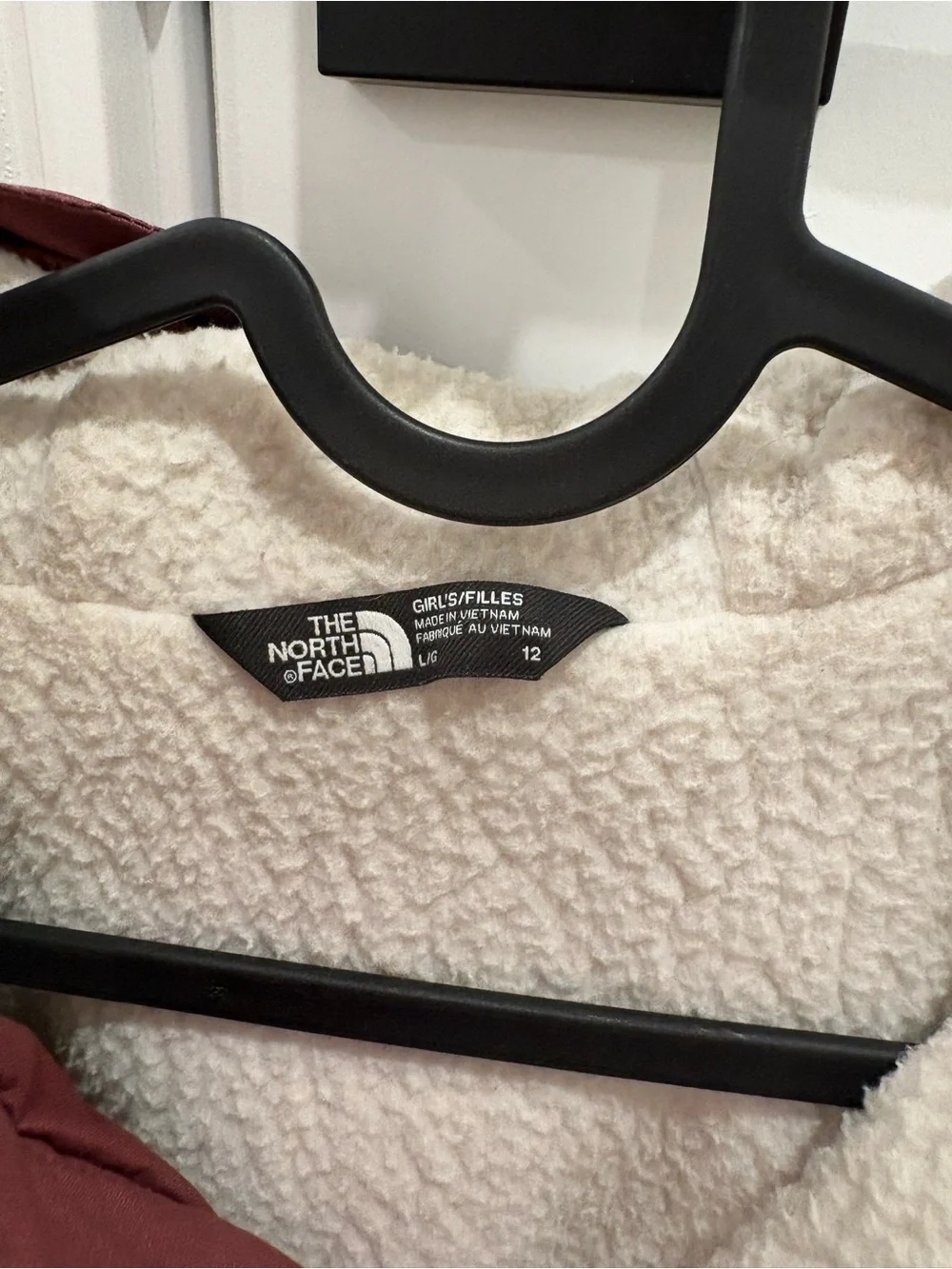 The North Face Kids Maroon Hooded Jacket